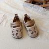 Girls Hollow Lace Floral Double Strap Breathable Soft Sole Mary Jane Flats