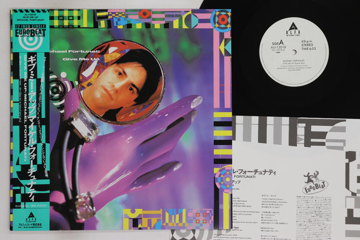 

12inch Record MICHAEL FORTUNATI - Give Me Up ALI12018 Alfa Internatio 1986 Japan Obi Dance & Electronica Used