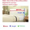 All-Inclusive Super Soft Smooth Quilted Head Cover Thicken Velvet Headboard Cover Solid Color Bed Back Dust Protector Cover