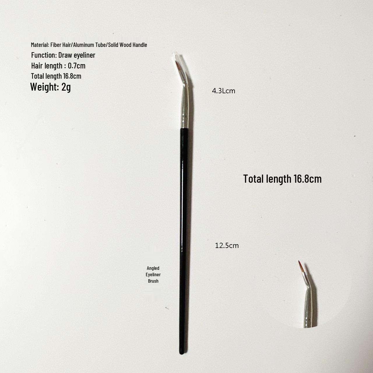 

Роскошная веерообразная кисть с мягкой щетиной для ресниц и бровей с двухслойным дизайном для разделения от корней до кончиков.