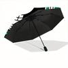 One Piece Skull Automatic Folding Umbrella, Self-Opening/ Closing, Durable Windproof Travel Umbrella for Outdoor Adventures A0826005