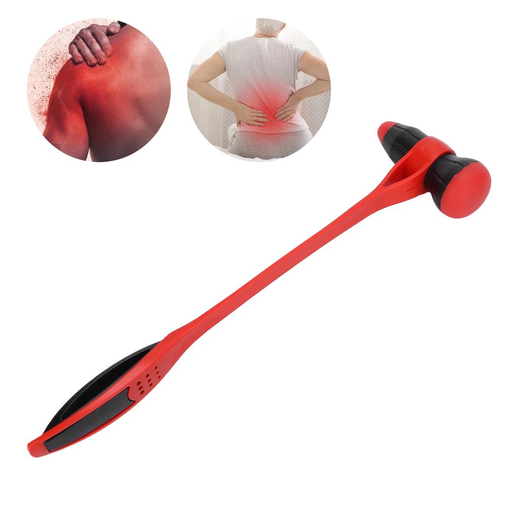 Massage Hammer Multi‑functional Silicone Hammer Stick Elastic Full Body Massage Stick Body Stress Relieve Hammer Back Massager