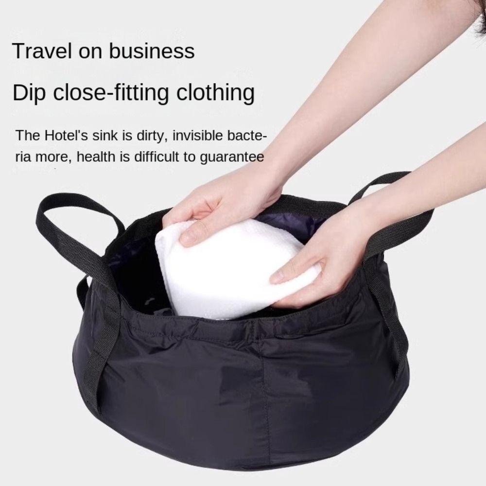 Waterproof Portable Wash Basin Collapsible Foldable Washbasin Basket Folding Water Basin Fishing