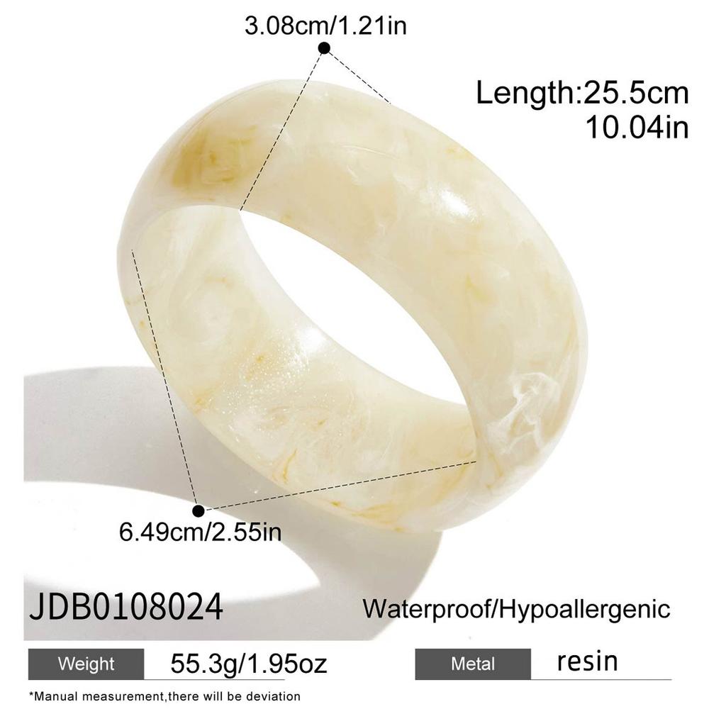 JYL TS Bracelet  Wide Malachite Style Brings Harmony