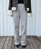 OIOI COLLECTION New Signature Wide Brushed Sweatpants [Melange Grey]