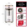 HEENOOR Double-Layer Antibacterial Glass Cup