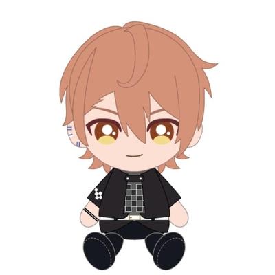 Colorful Peach Uri Chibi Plush Toy