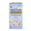 Ceai de Mușețel Pur Twinings, 25 Plicuri de Ceai| Fără Cafeină| Infuzie pe Bază de Flori| Ameliorează Anxietatea| Promovează un Somn Bun | Pachet de 1