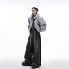 Retro Fine Flash Rhinestone Hooded Sweatshirt Cardigan Jacket Detachable Tie Pullover