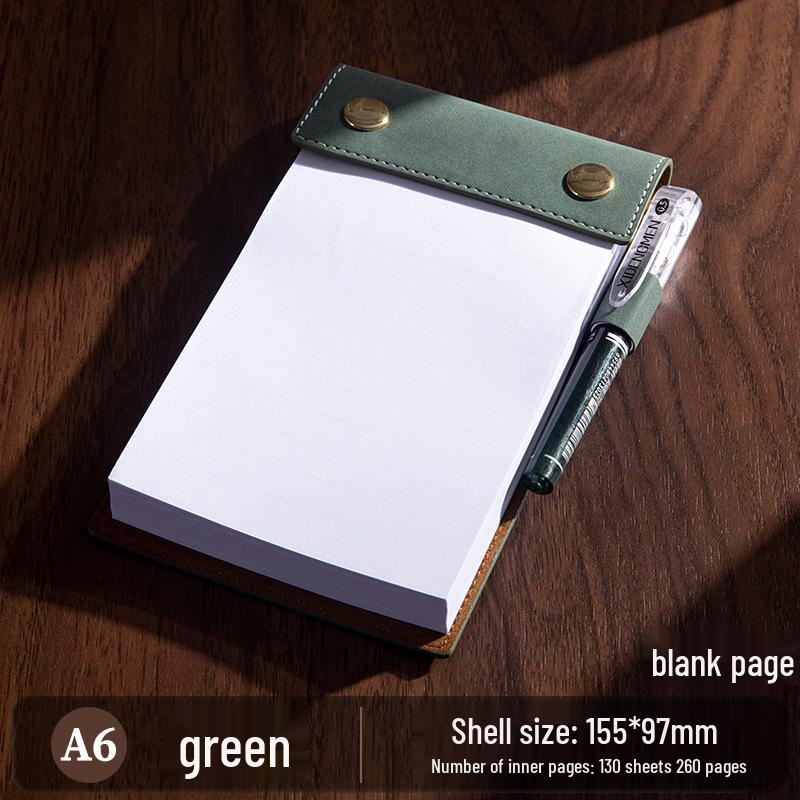 A6 Custom Sticky Note Pad Clipboard with Pocket Notebook and Tear-Off Pages