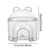 Creative Transparent Hamster Cooling House PET Hollowed-out Guinea Pig Ice Nest Cute Hamster Cooling Habitat Summer