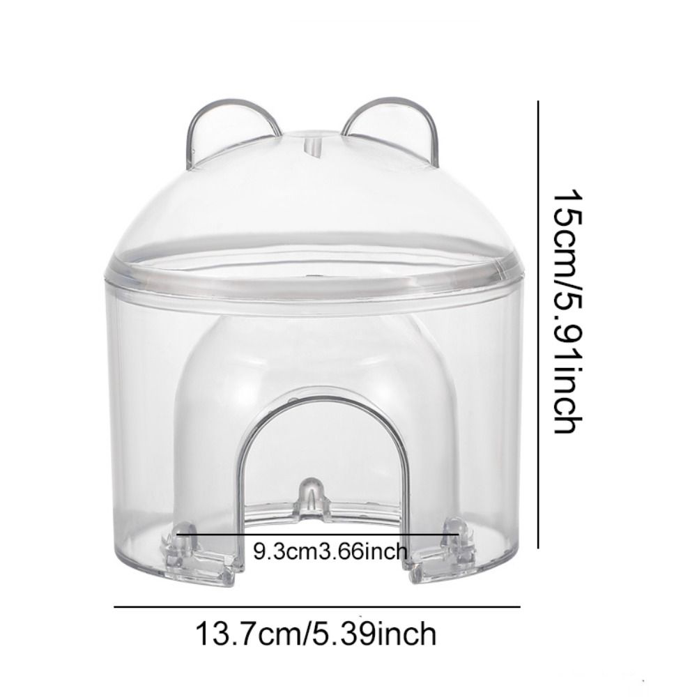 Creative Transparent Hamster Cooling House PET Hollowed-out Guinea Pig Ice Nest Cute Hamster Cooling Habitat Summer