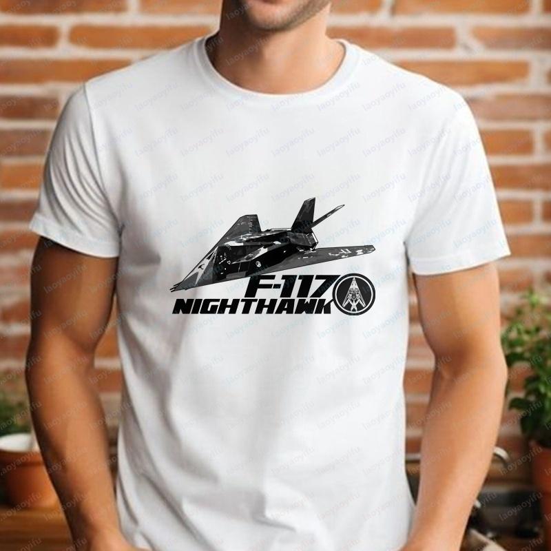 F117 Nighthawk Printed TShirt Trendy ShortSleeved Shirt Suitable For Both Unisex And Unisex Comfortable TShirt