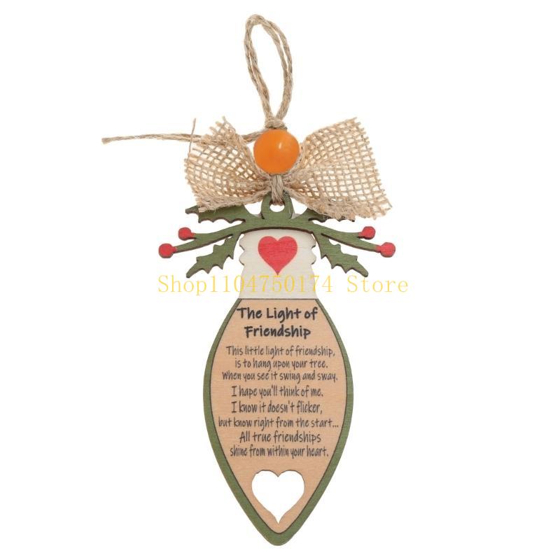 Christmas Friendship Ornaments for Christmas Tree Decorations XmasPresent Gifts top sale