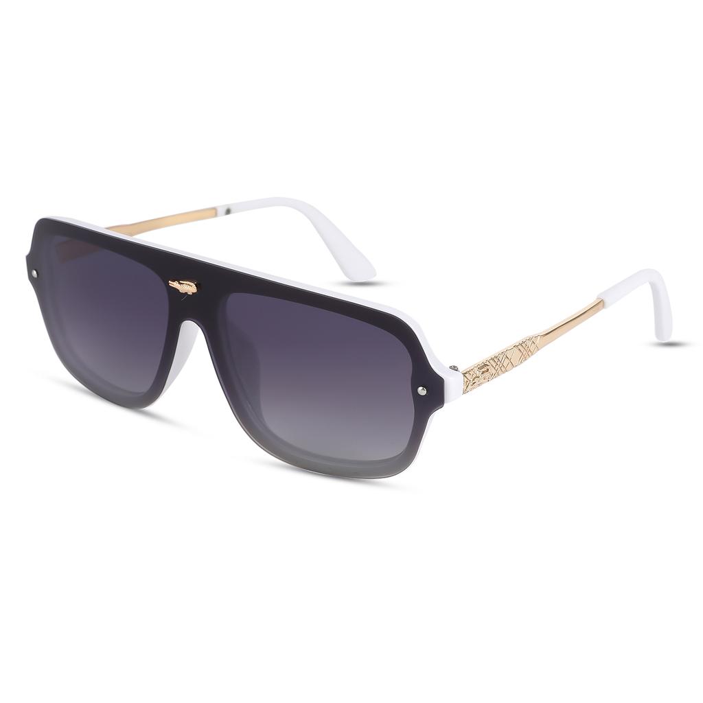Polarization Men's Sunglasses Big Frame Sunglasses for Men Women Alloy Frame Stylish Glasses for Traveling Fishing Driving UV400 Protection