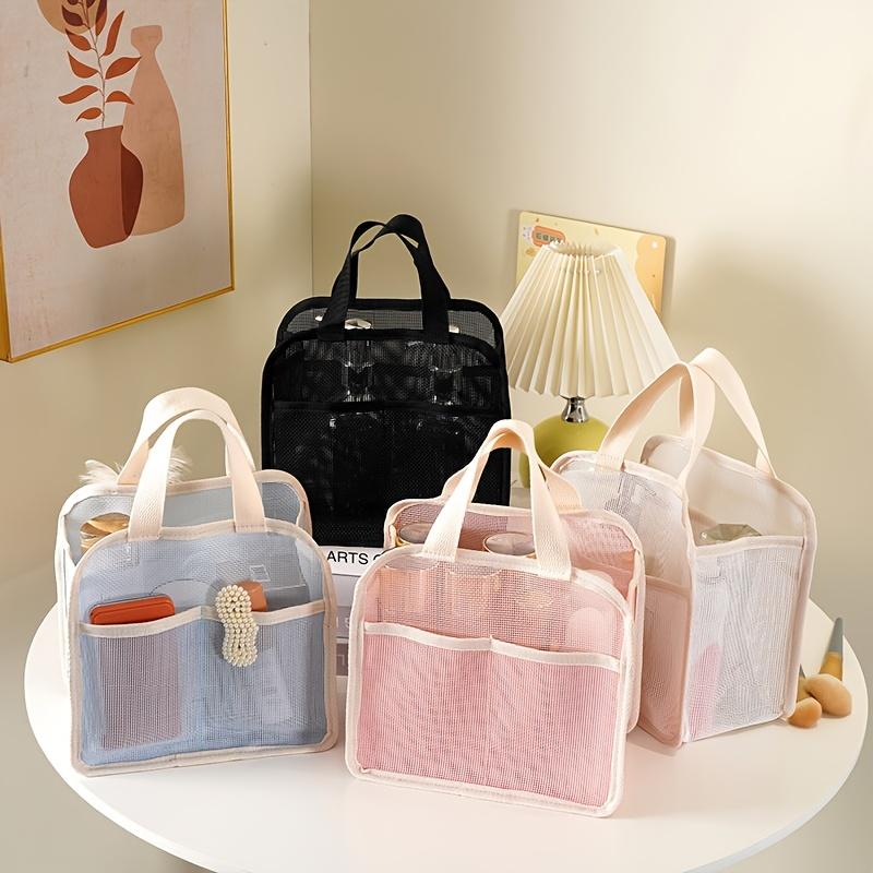 Mesh Portable Shower Caddy, Large-capacity Shower Bag, Also Suitable for Beach, Swimming, and Gym Use,Oversized Beach Bag