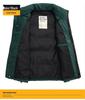 Men's MJ919 Winter Casual White Duck Down Vest - Warm, Versatile, Loose-Fit Outerwear