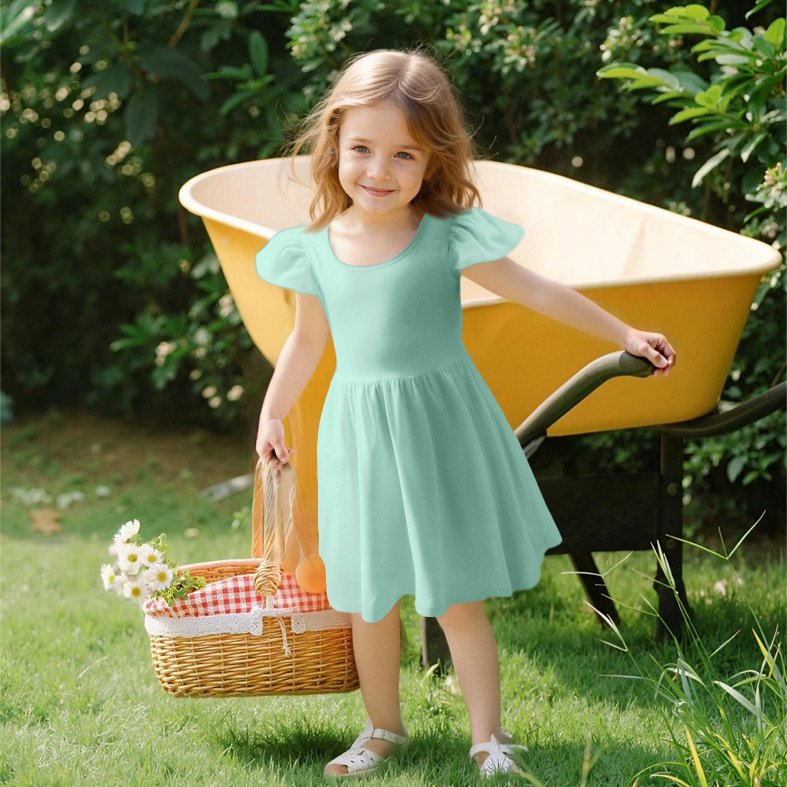 

Девочки Платье с рукавами для малышей Платья Повседневные платья для вечеринок и школ Одежда для девочек 120