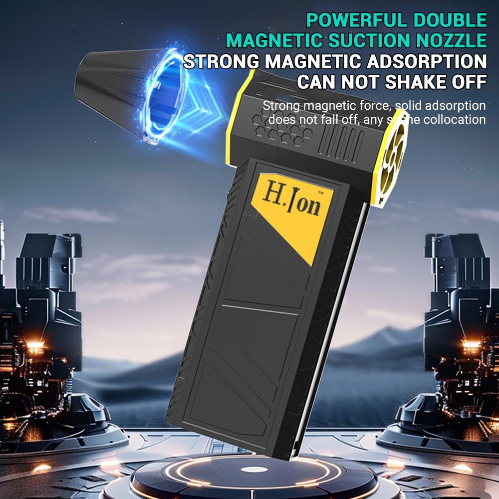 150000 RPM Turbo Jet Fan Brushless Electric Air Blower Portable Hair Dryer Dust Removal Cleaning Tool 4000mAh/8000mAh Battery