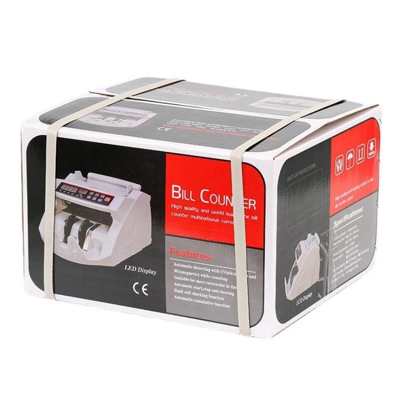 Money Counter Machine Bill Counter Multi-Currency Portable LCD UV Counterfeit Detection Money Note Counter