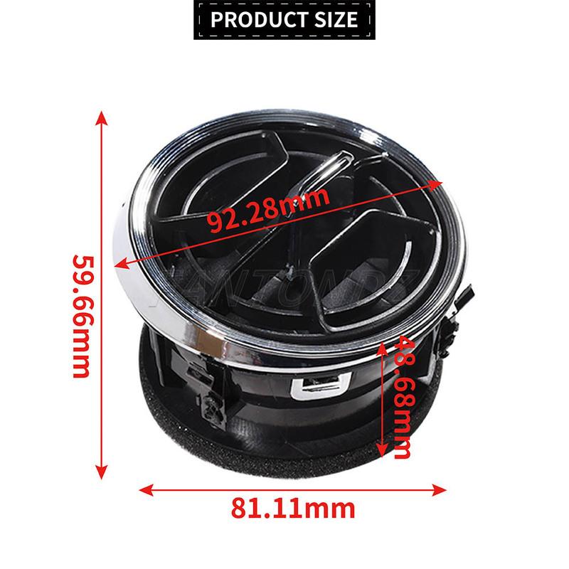 4PCS Air A/C Outlet Vent Conditioning Deflector Vent For VW Jetta 2013 2014 2015 2016 2017 31G819703E 31G 819 703E