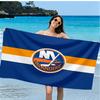 York Islanders Microfiber Beach Towel, Soft And Absorbent, Quick-Dry, Ideal for Summer Travel, Beach Essential, Swimming Pool Gifts