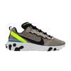 Herren Sneaker React Element 55 Premium Pumice Black Pumice/Schwarz/Volt/Blue Chill