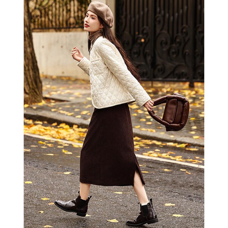 Women's Winter Round Neck Padded Short Coat