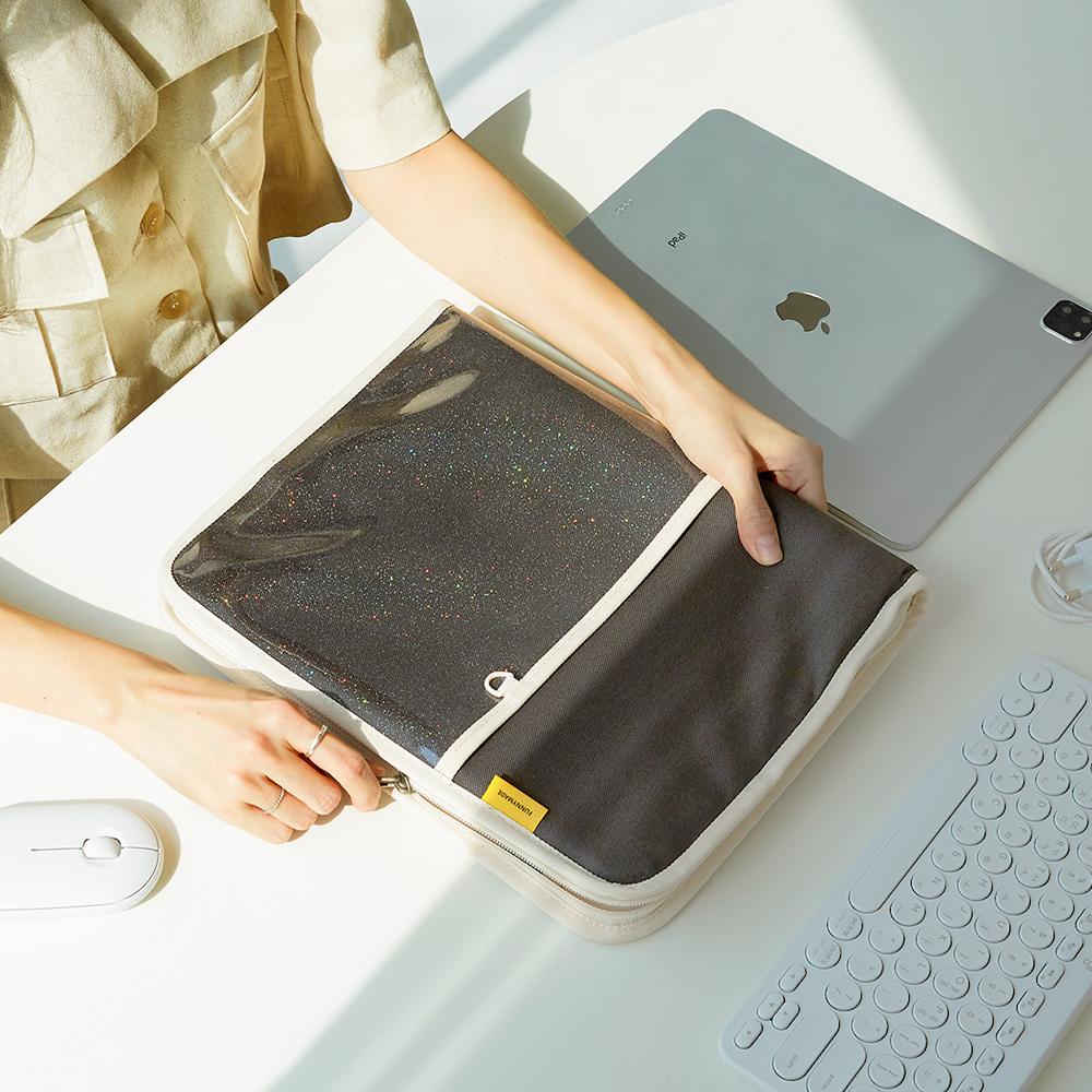 Funnymade Canvas Keyboard & Mouse Organizing Tablet Pouch 6 Colors