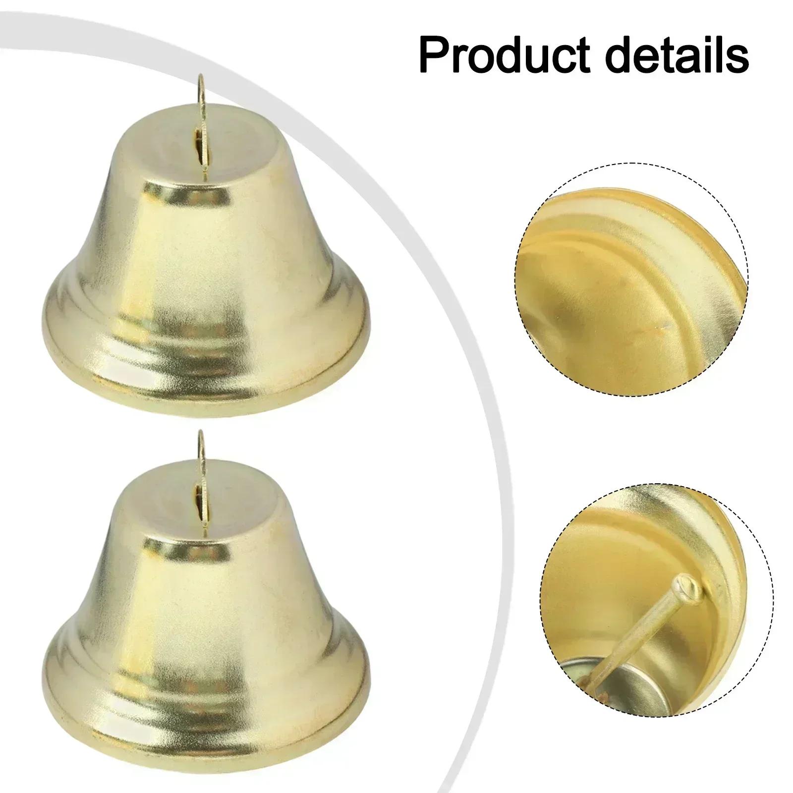 

Charming Wedding Decor Items Decorative Bells Holiday Charm Vintage Gold Bells Rustic Charm Decor Sewn Or Strung Bells 38mm