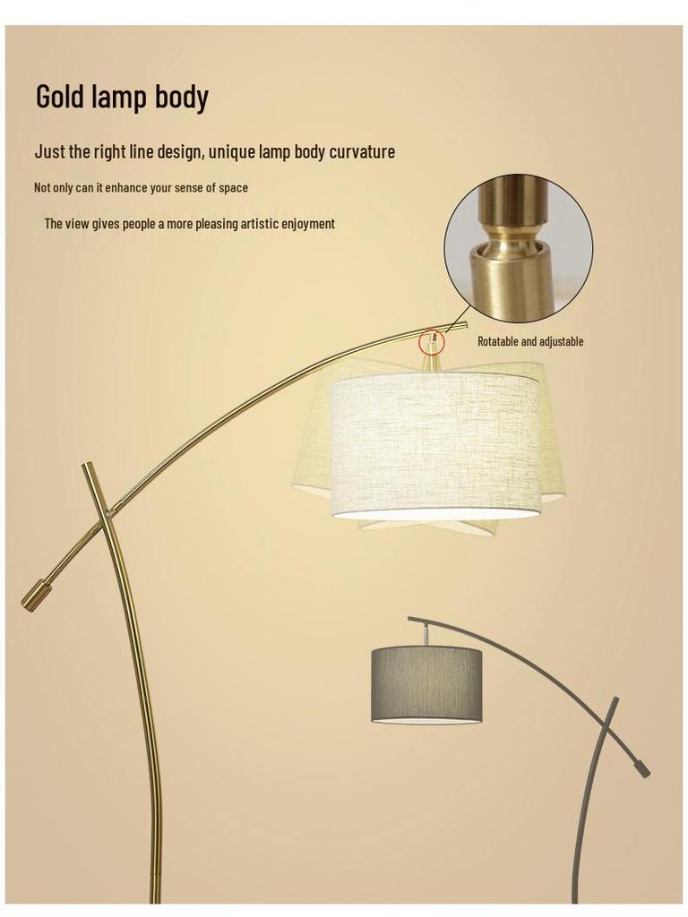 Nordic Style Floor Lamp: Versatile Bedside or Living Room Lighting