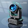 80W Moving Head Stage Light 10 Pattern 8 Colors 18 Prisms Beam Effect High Brightness Powerful Spotlight Party Light with Remote Control