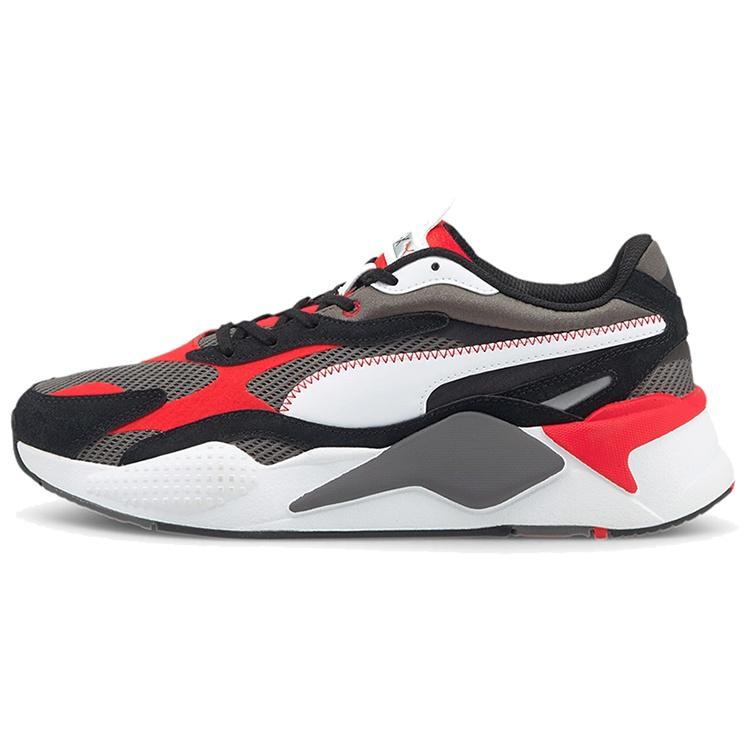 PUMA Rs-x3 Twill Air Mesh  Black White Red  Men s 368845-02 EU 40.5