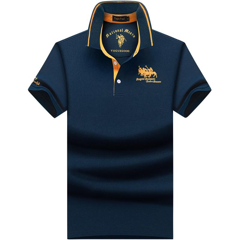 

High Quality Fashion Men s T-Shirt Personality Slim Fit Short-sleeved Shirt Mens Polo Shirt