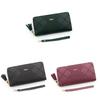 Minimalist Pu Long Wallet With Geometric Pattern For Daily Use