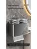 Punch-Free Wall-Mounted Waterproof Toilet Paper Holder with Storage Rack
