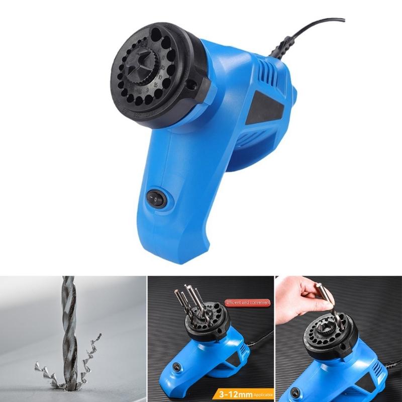 Drill Bit Sharpener Power Drill Bit Sharpeners for 3-12mm Bits Multipurpose Drill Bit Grinding Sharpener for Twist Bits