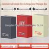 2-Pack 4kg Stainless Steel Fire Extinguisher Cabinets for Hotel, Mall, or Fire Station