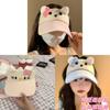 Dog Cartoon Sun Hat For Women With Uv Protection And Wide Brim Summer Sunshade