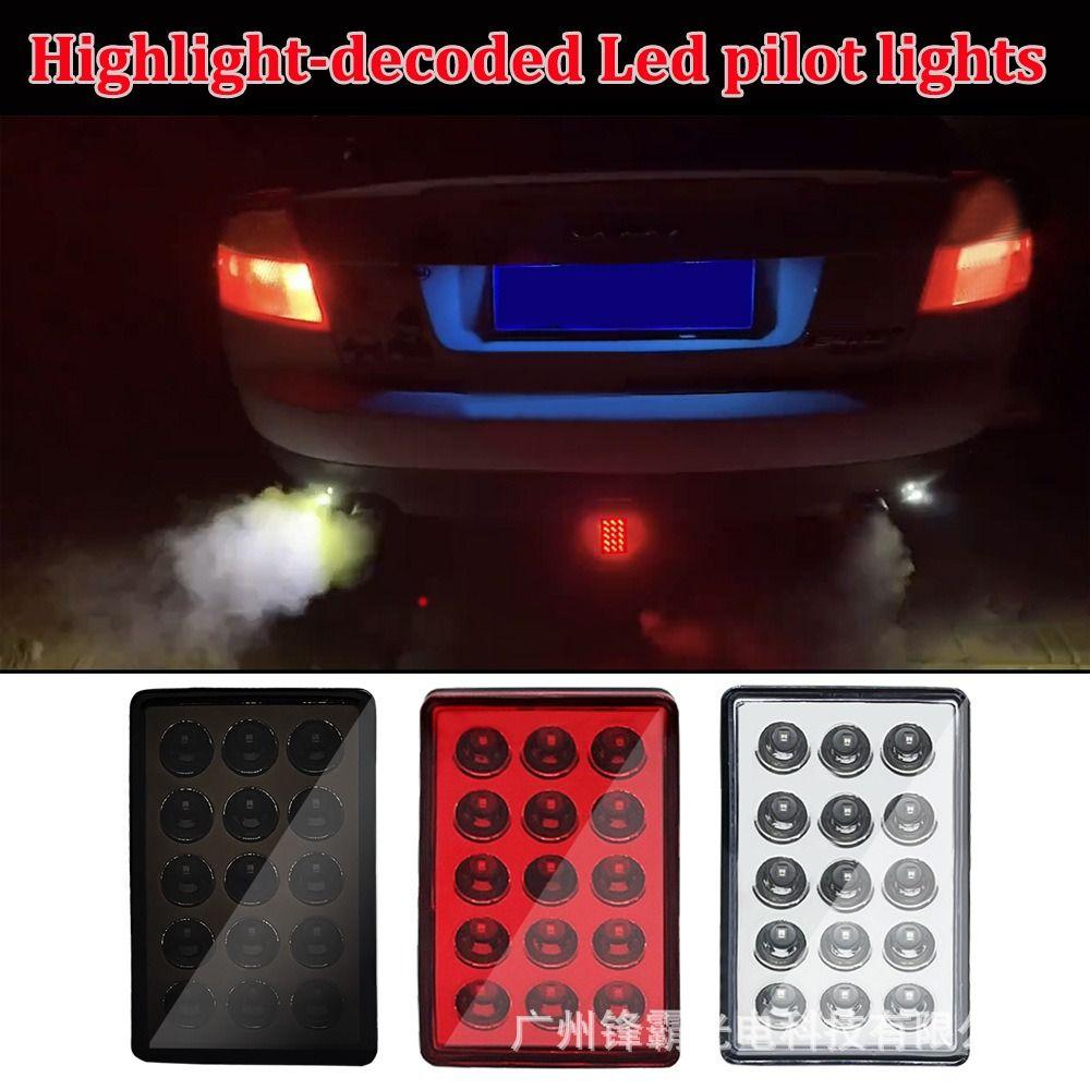 

Black Stop Signal Lamp Car Rear Tail Lights Stop Safety Lamps Strobe Lights Car Brake Pilot Lights чорний