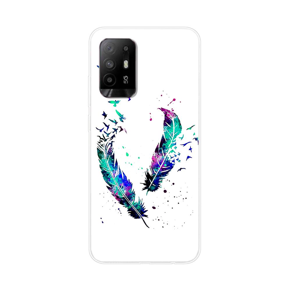 Hülle für Oppo Reno5 Z Hülle Blume Tier Hülle Silikonhülle für OPPO Reno 5Z Reno 5 Z 5G 6.43'' Hülle Bumper Handyhülle Coque