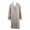 Fendi Domestic Regular 23 Year Old FF6012ARU5 Wool Cotton Single-breasted Long Coat 38 greigeUsed