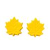 2 Pcs Decorative Knob Covers Fall Leaf Stretch Over Hardware Decorations for Autumn Kitchen Bathroom Home Dressers Decor