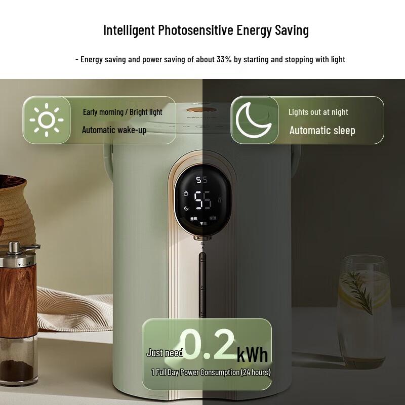 Bear 5L Smart Electric Kettle with 316L Stainless Steel Liner and Multi-Temperature Control