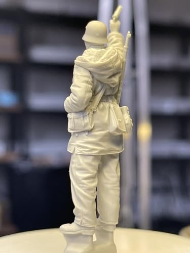 Alpine Miniatures 1/35 WWII German Waffen-SS Panzergrenadier Firing a Flare Pistol Resin Kit AM35324 (Person)