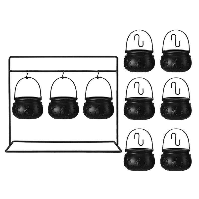 Efficient Halloween Candy Serving Bowls With Realistic Flame Design Ideal For Witches Themed Party Supplies Decors