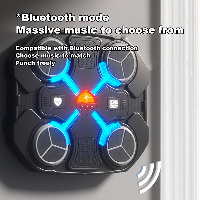 Music Boxing Machine Wall Target Rechargeable Blue Tooth Compatible Smart Punching Pads With Gloves For Boxing Agility Exercise