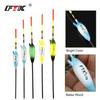 FTK 5pcs/lot Fishing Float Size 1g/2g/3g/4g/5gBarguzinsky Fir Floats Buoy Bobber Fishing Floats Multicolor Fishing Tackle Pesca