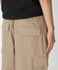 Musinsa Standard Cotton Parachute Elastic Cargo Pants [Beige]