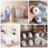 Vertical Striped Vase Silicone Mold Glue DIY Mirror Flower Arrangement Plaster Resin Table